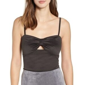 Nordstrom Code x Mode Black Tank Bodysuit NWT XS New